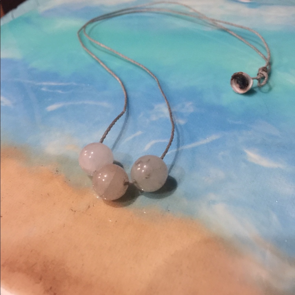 Jasper Beaded Waterproof Rope necklace